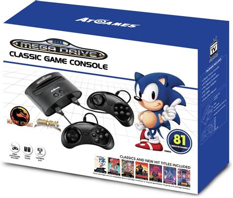 Sega Mega Drive Classic Game Console with 80 .